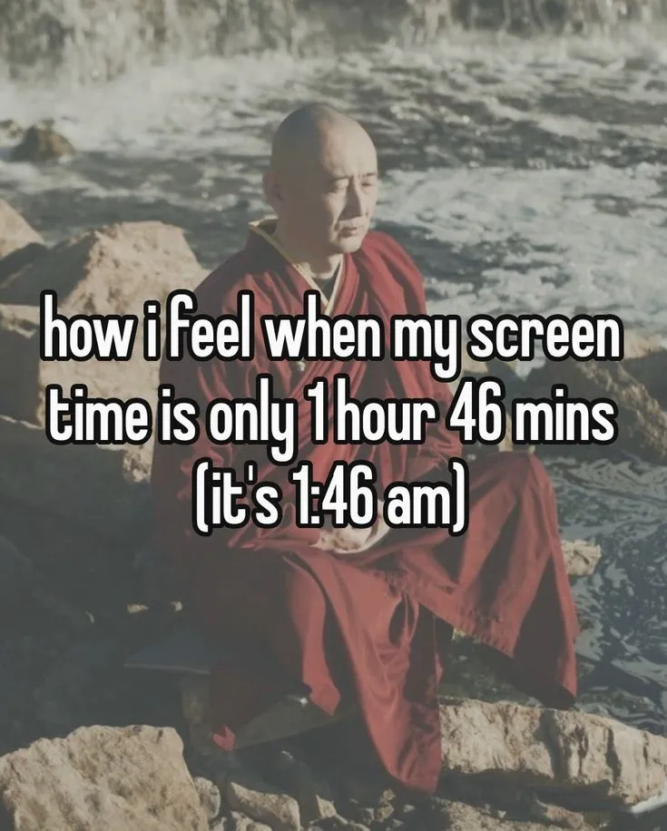 Screen time meme